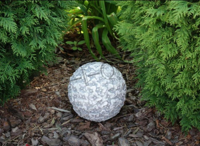 Kugel 23cm Skulptur Design Figur Statue Garten Figuren Dekorative Statuen